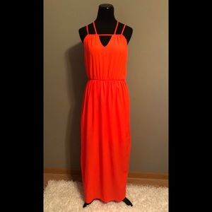Coral Maxi Dress